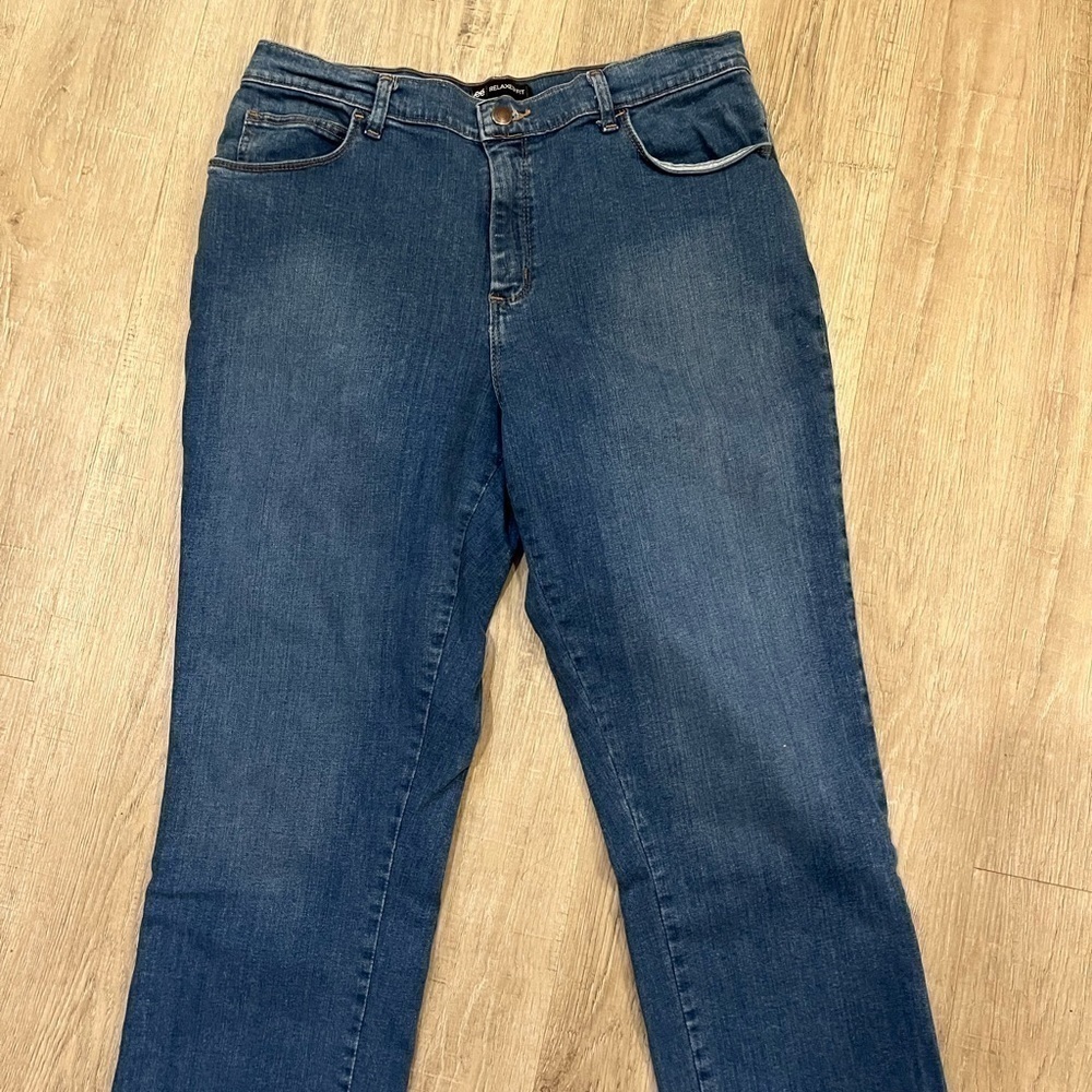 Lee Relaxed Fit Blue Jeans 12P Petite - Picture 2 of 11